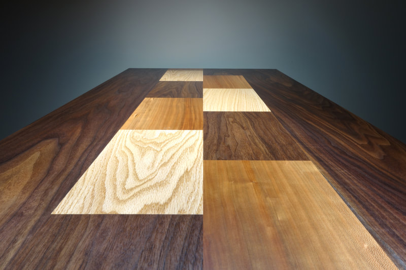 Custom wood furniture coffee table. Hardwood furniture. Custom woodworker in State College, PA. Armistead Wood Design