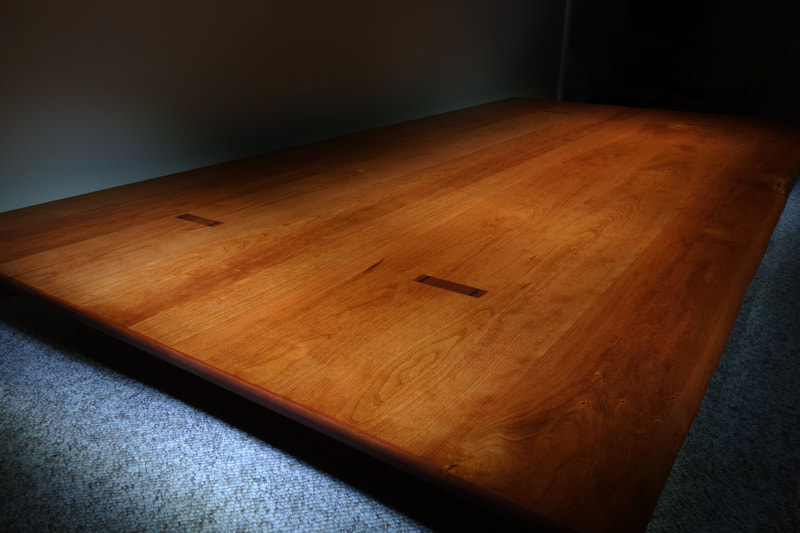 Image of a custom wood furniture piece. Custom wood table. Custom woodworking in Bellefonte, PA. Armistead Wood Design
